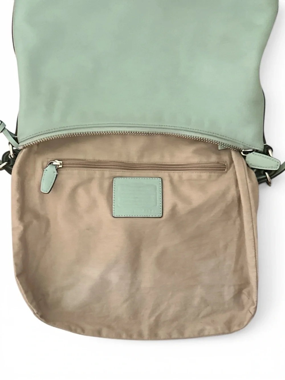COACH Legacy Courtney Hobo w/Matching Compact Wallet in Mint